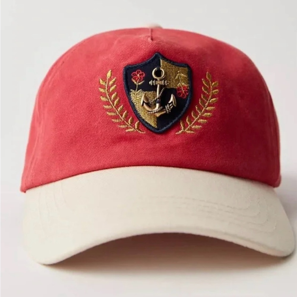 Free People Anchor Charmed Baseball Hat NWT.
